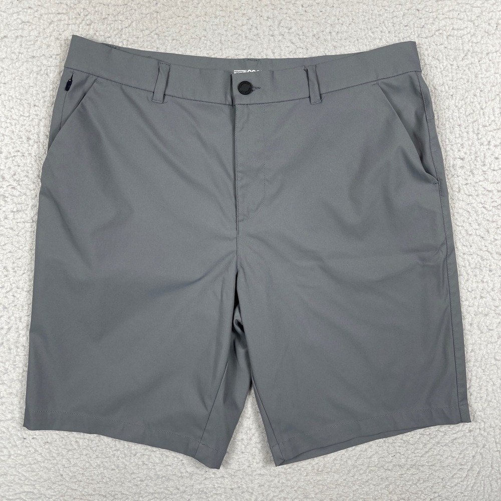 32 Degrees Performance Shorts Mens 36 Gray Stretch Lightweight Golf Activewear